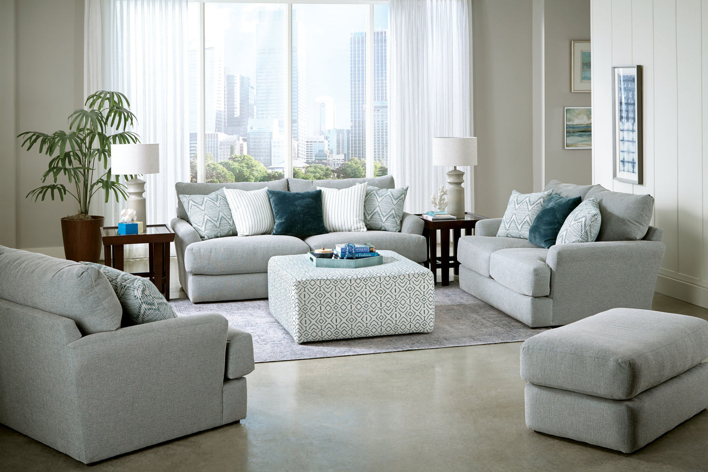 Howell - Cocktail Ottoman