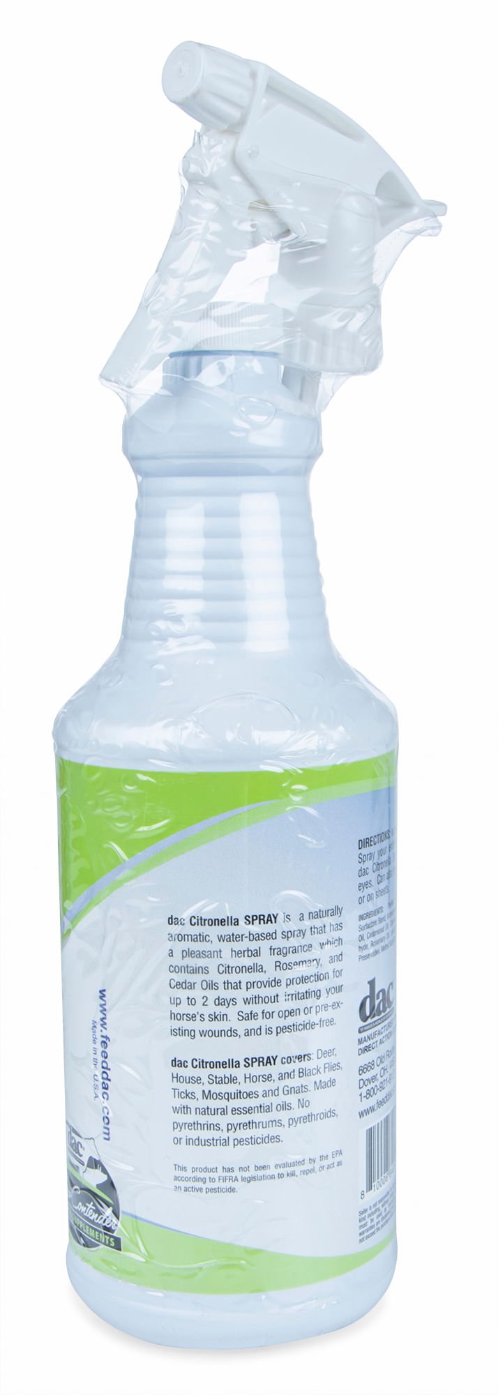 Citronella Fly Spray for Horses — Natural Insect Repellent