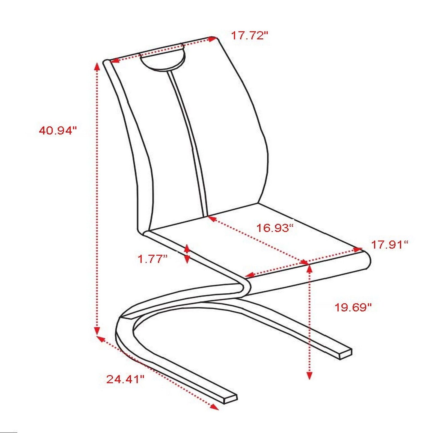 Anne - Dining Chairs (Set of 2) - Gray
