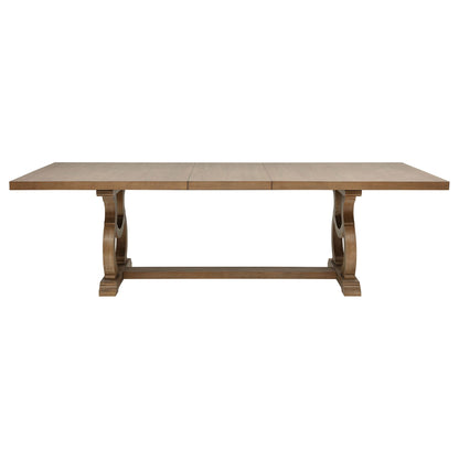 Brockway 7-piece Extension Leaf Dining Set Barley Brown