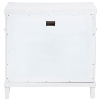 Gracemont 3-drawer Bedroom Nightstand Bedside Table White
