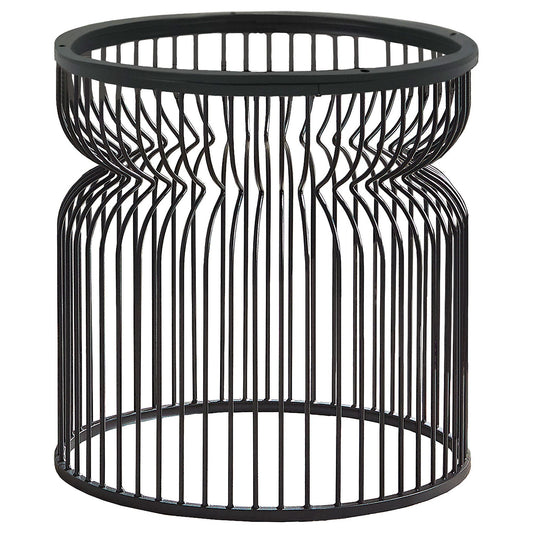 Granvia Round Metal Dining Table Base Gunmetal
