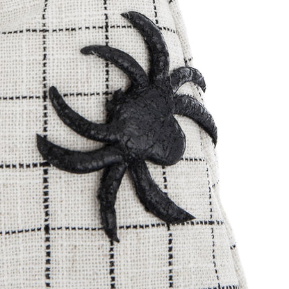 Sitting Gnome With Hat Spider, For Halloween Decor