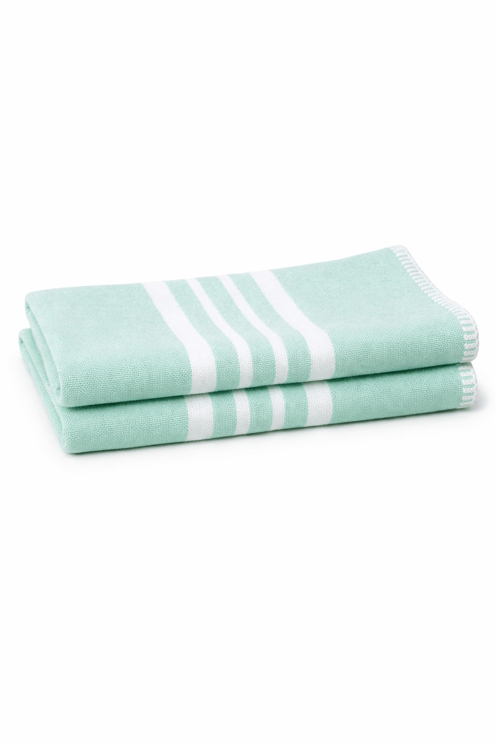 Farmhouse Hand Towels Set of 2 — Fringe-Free, Rustic Home Decor