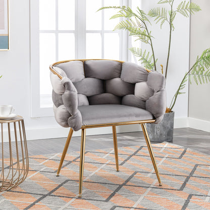 Luxury Modern Simple Leisure Single Sofa Chair Bedroom Lazy Person Household Dresser Stool Manicure Table Back Chair