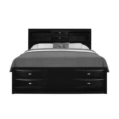 Lucille - Bed With Storage And Bookcase Headboard