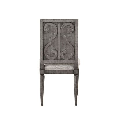 Artesia - Side Chair (Set of 2) - Beige Fabric & Salvaged Natural