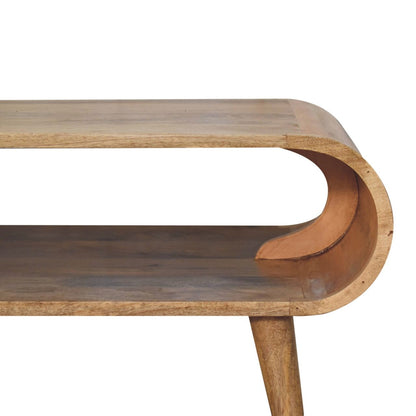 Solid Wood Open Coffee Table