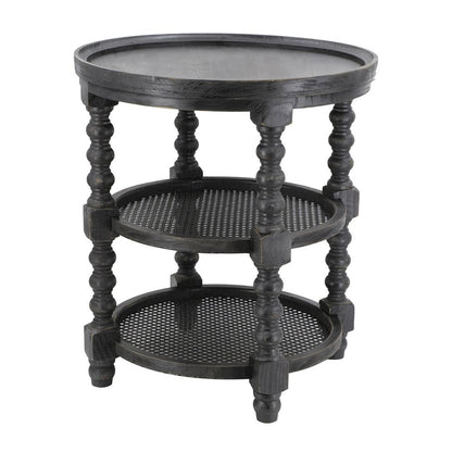 Round 3 Tiered Side Tabel, End Tabel For Lving Room Bedroom Entryway