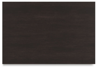 Covetown - Two Drawer Night Stand - Dark Brown