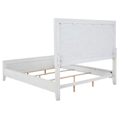 Marielle 5-piece Eastern King Bedroom Set Distressed White