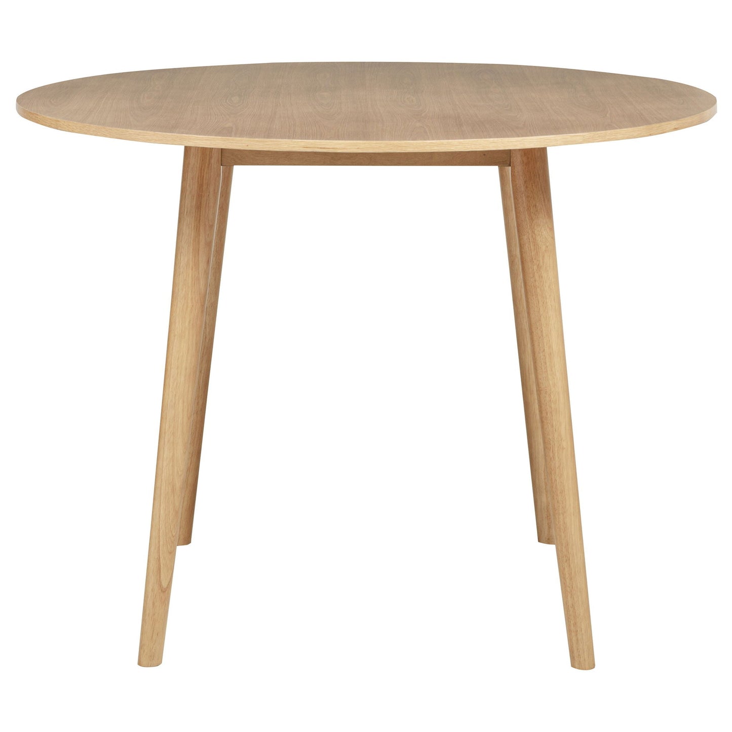 Andrews 5-piece Round Counter Dining Set Light Ash and White