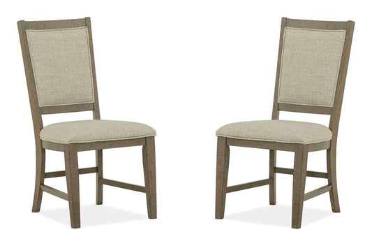 Paxton Place - Step Upholstered Side Chair (Set of 2) - Dovetail Gray