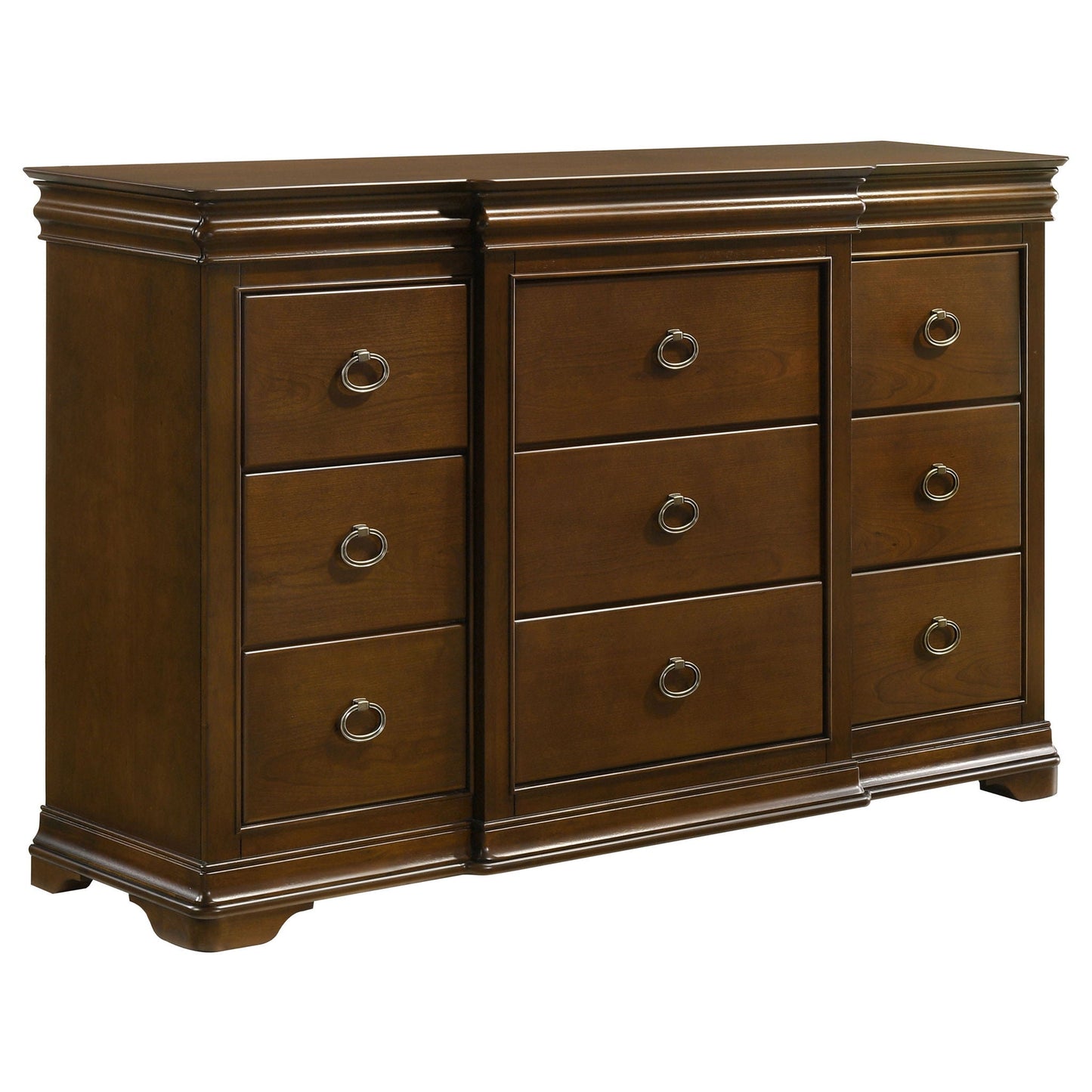 Garland 4-piece Queen Bedroom Set Brown Cherry