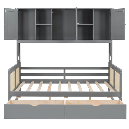 Daybed And All In One Cabinet And Shelf