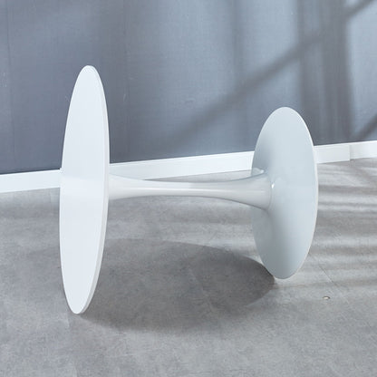 Mid-Century Tulip Table With Round Top, Pedestal Base