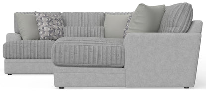 Titan - Sectional With Comfort Coil Seating And Accent Pillows Included