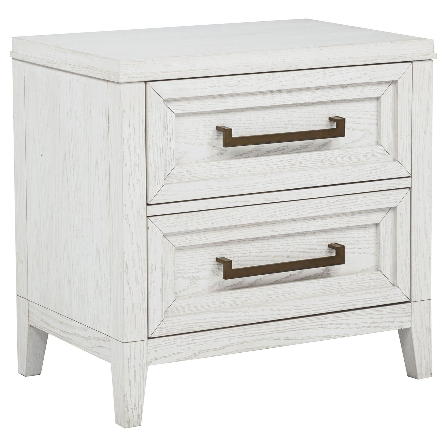 Marielle 4-piece Cal King Bedroom Set Distressed White