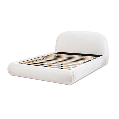 Archie Puffy Grounded - Upholstered Platform Bed