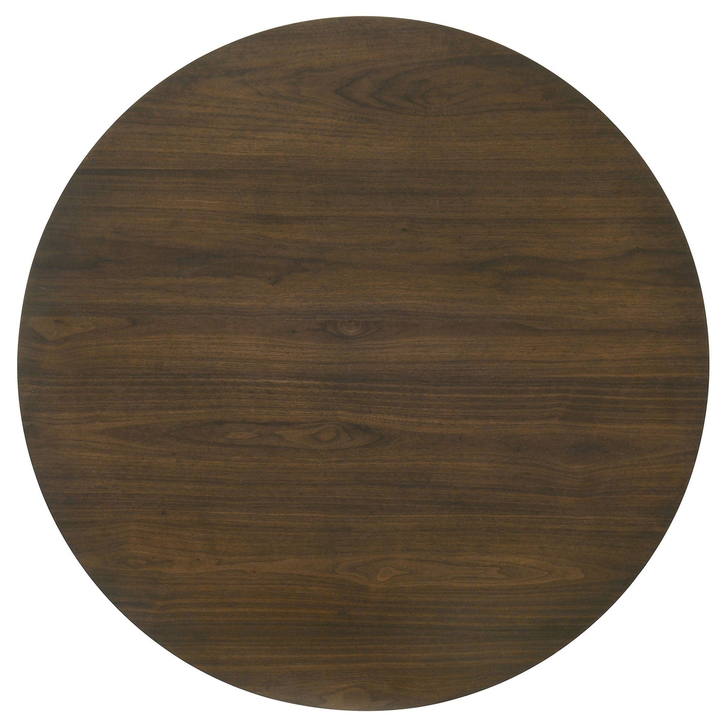 Strouse 47-inch Round Wood Dining Room Table Walnut