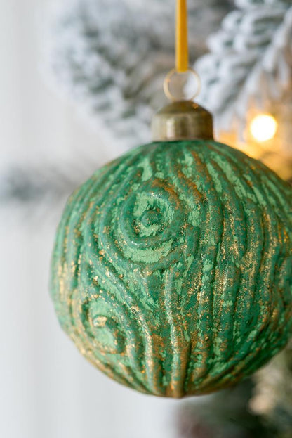 Christmas Ball Glass Decorative Hanging Ball Christmas Tree Ornaments For Holiday Party Decorations