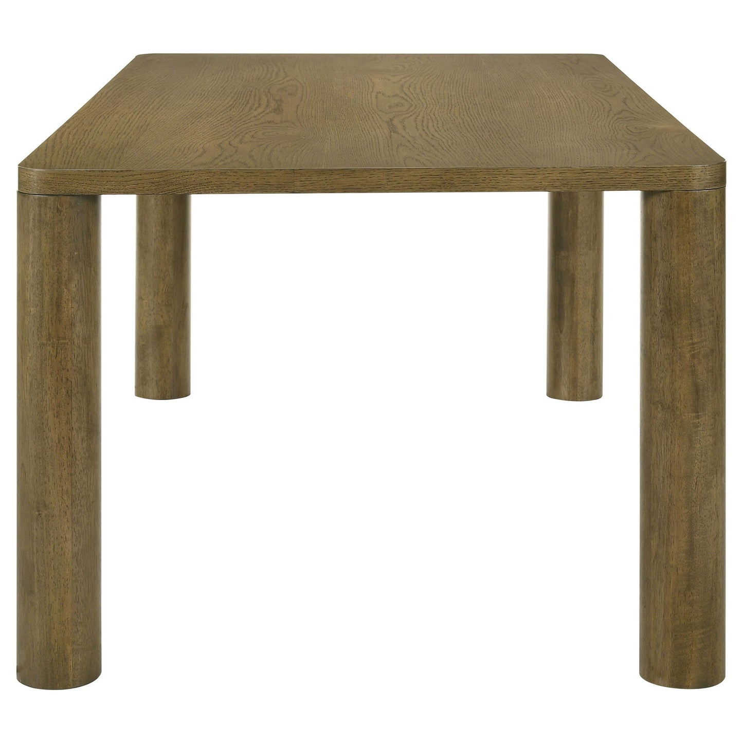 Castlewood 7-piece 71-inch Rectangular Dining Set Brown Oak