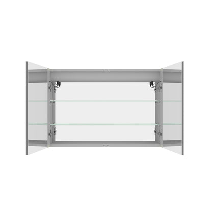 Medicine Cabinet With LED Vanity Mirror, Anti-Fog, Waterproof, Dimmable With Touch Switch