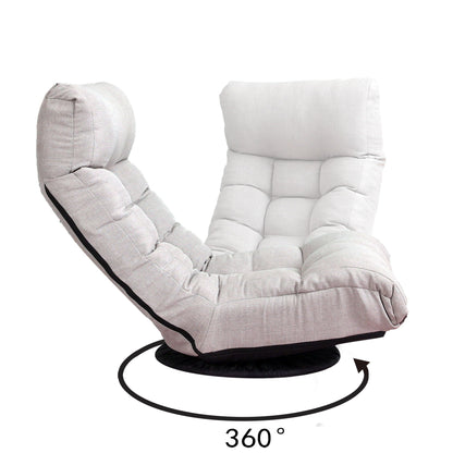 Adjustable Japanese Reclining Floor Chair Sofa With Metal Frame For Living Room