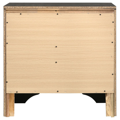 Miranda 3-drawer Nightstand Bedside Table Black
