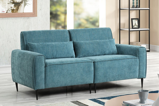 Valentina - Sofa With Metal Legs And Throw Pillows