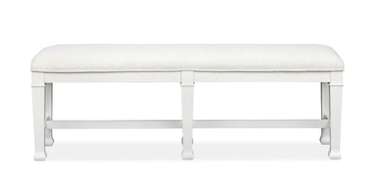 Kingston - Bench - Whisper White And Cerused Nutmeg