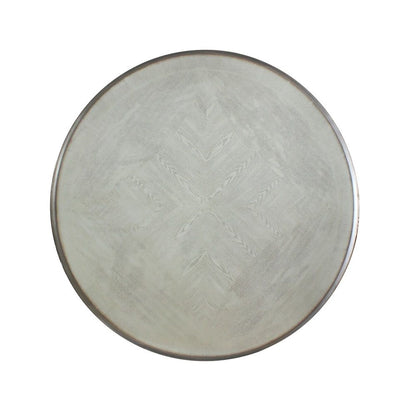 Dresden - Round Pedestal Dining Table - Vintage Bone White