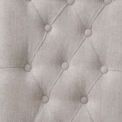 Yabeina - Side Chair (Set of 2) - Beige Linen & Gray