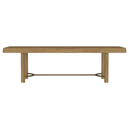 Arini 9-piece Extension Leaf Dining Table Set Sand Wash