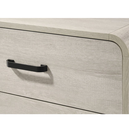 5 Drawer Tall Chest Storage Furniture With Ample Drawer Space - Antique White