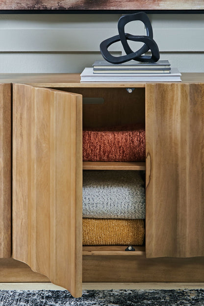 Timkins - Accent Cabinet - White Washed