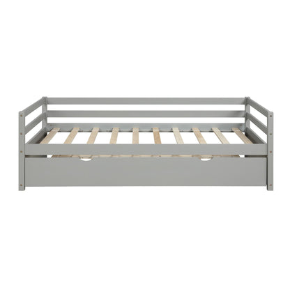 Twin Daybed With Trundle Frame Set