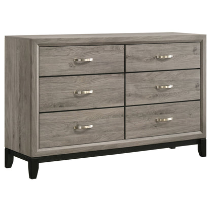 Watson Five-piece Full Bedroom Set Light Taupe