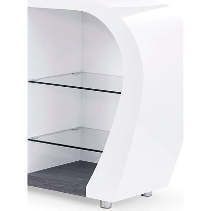 Anne - Buffet - White / Gray