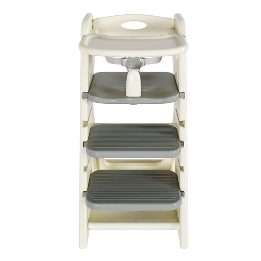 Multifunctional Growing Up Dining Chair With Adjustable Height And 5 Point Seat Belts
