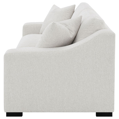 Ashlyn Fabric Upholstered Track Arm Sofa Sand