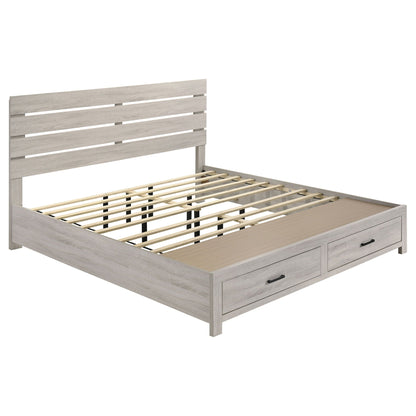 Brantford 4-piece Eastern King Bedroom Set Coastal White