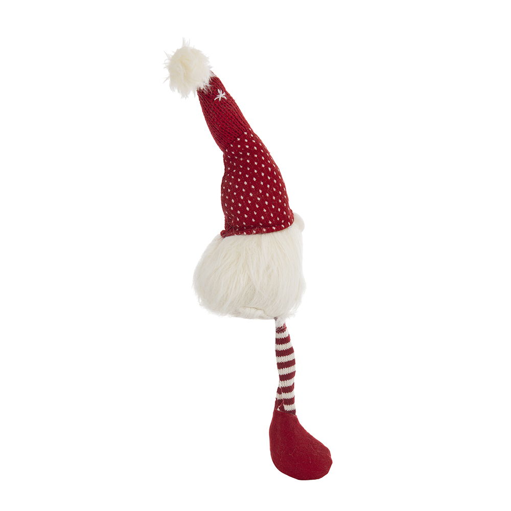 Christmas Gnomes Decorations, Christmas Table Home Ornaments For Holiday Party Gifts (Set of 2) - White / Red