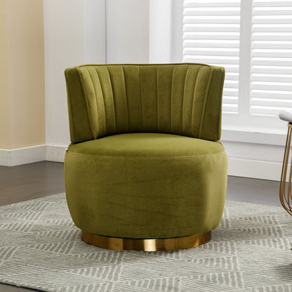 360 Degree Swivel Cuddle Barrel Accent Sofa Chair