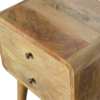 Curved Nightstand