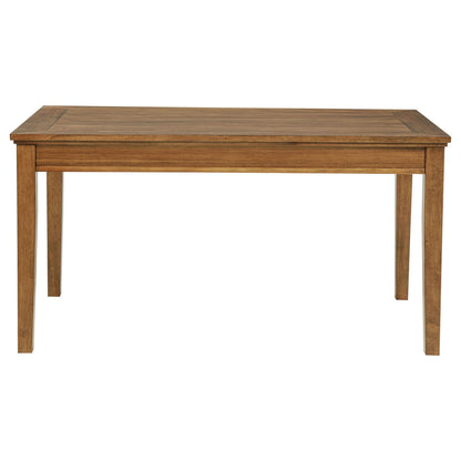Atwood 5-piece Rectangular Wood Dining Set Warm Brown