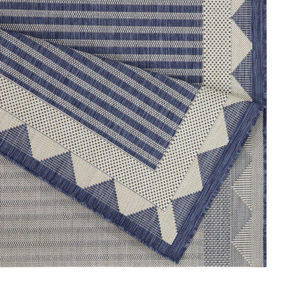 Sunshine - 5'3" X 7'3" Indoor, Outdoor Area Rug - Blue