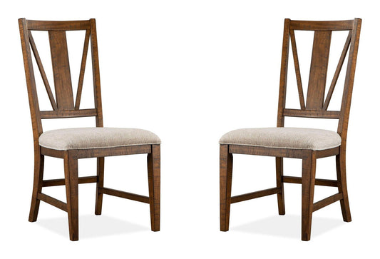 Bay Creek - Dining Side Chair With Upholstered Seat (Set of 2) - Toasted Nutmeg