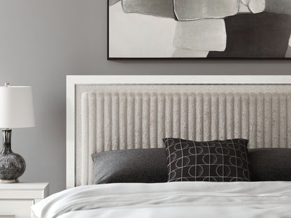 Zuraleus - Upholstered Panel Platform Storage Bed