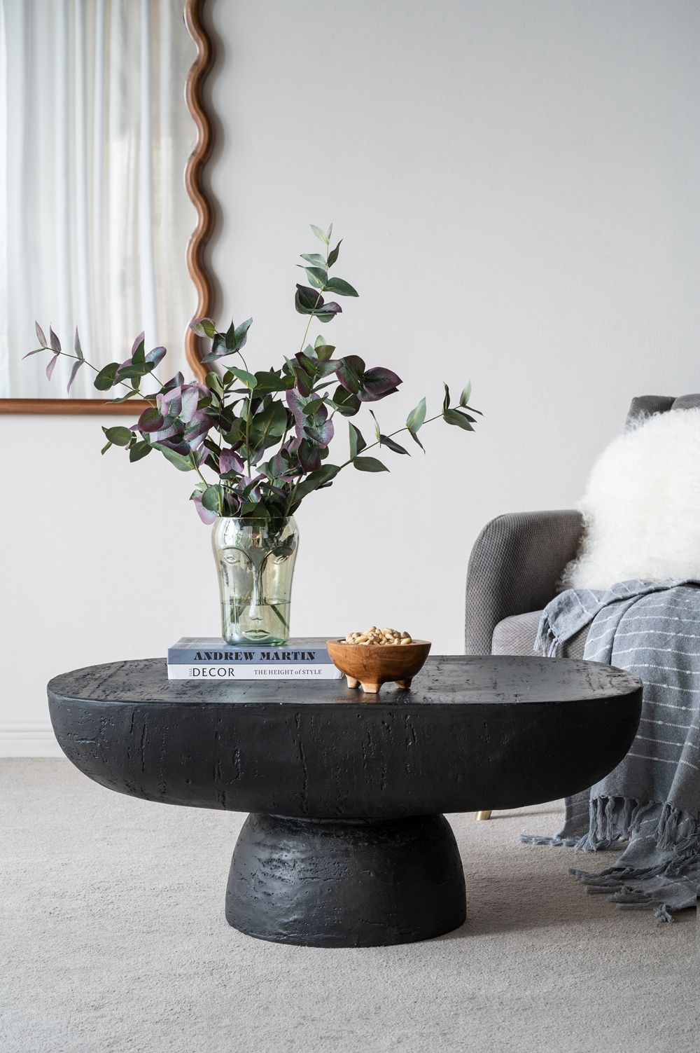 Organic Design Oval Coffee Table